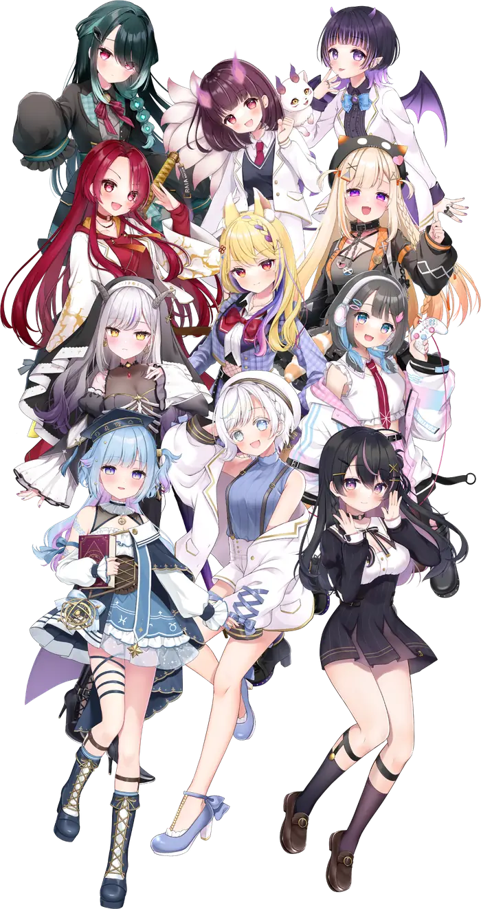 学窓ハクメイ 所属キャラクター